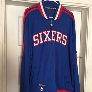 76ers Erving Dr. J Adidas Warmup Jacket